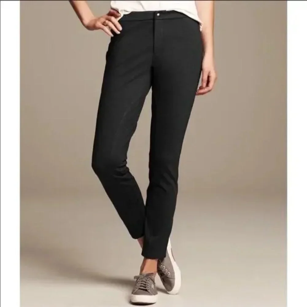 BANANA REPUBLIC Dark Gray Ponte Stretch Dress Pants NWOT - Picture 10 of 10